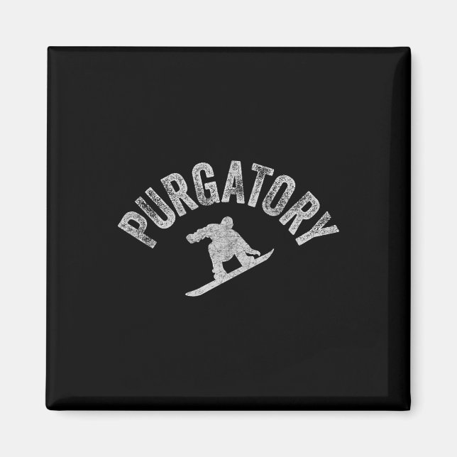 Purgatory Co Snowboarder Colorado Snowboarding Win Magnet (Framsidan)