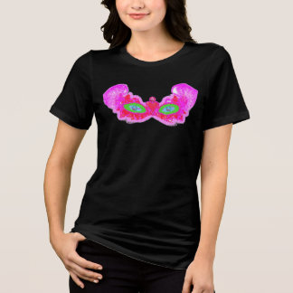 Purim פּוּרִים Esthers mask glitter hjärta krona T Shirt
