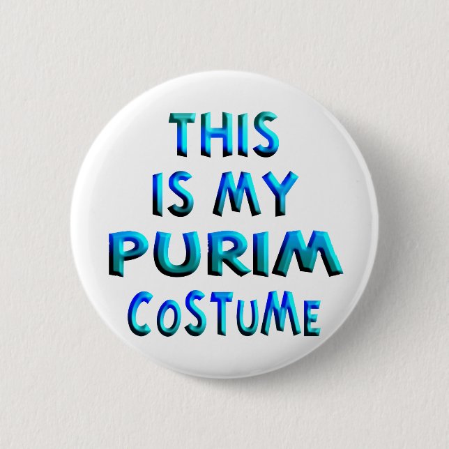 Purim Costume Knapp (Framsida)