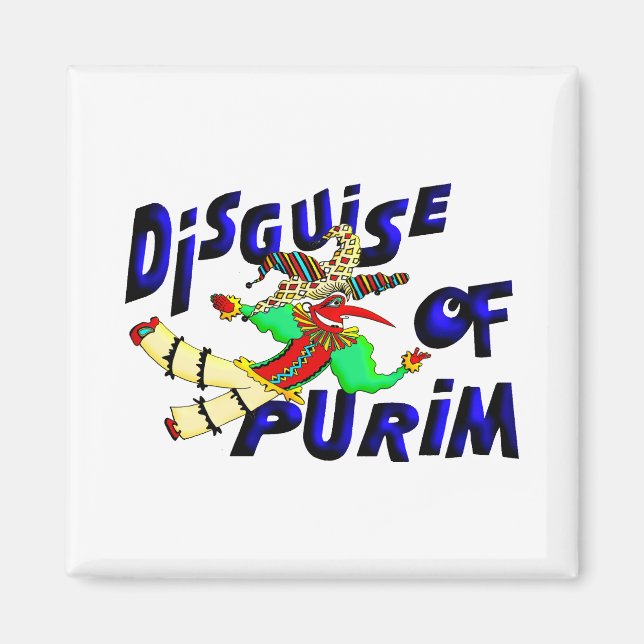 Purim Disguise Magnet (Framsidan)