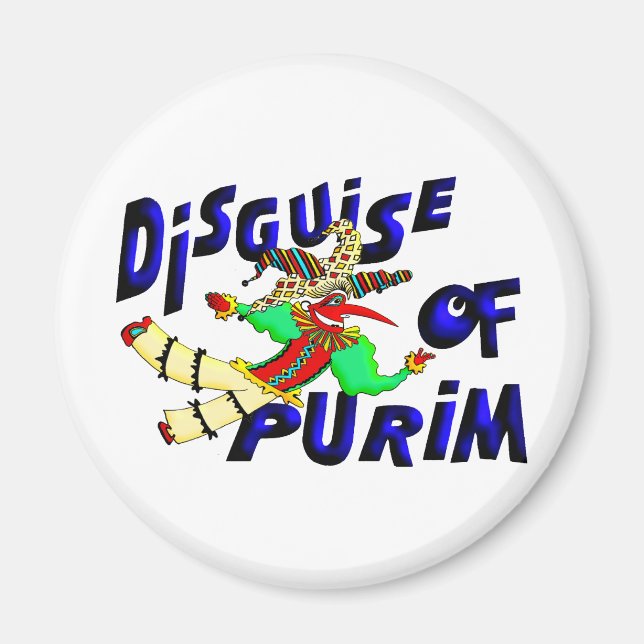 Purim Disguise Magnet (Framsidan)
