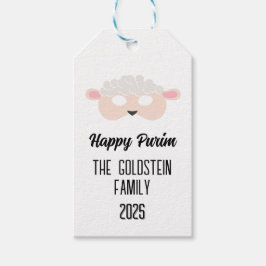 Purim fårmask maskmaskerad maskerad kostume presentetikett