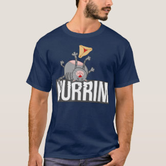 Purim för kattälskare Purr Purim-kostym T Shirt