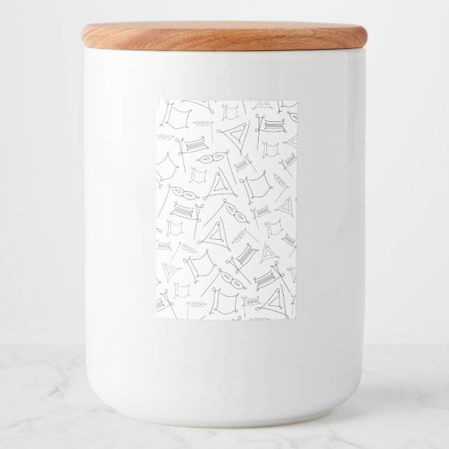 Purim Mat Etikett (Framsida)