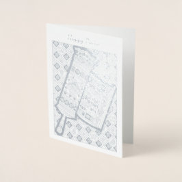 Purim Megillah Rulla Folierat Kort