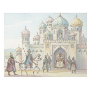 Purim Palats Placemat   Festiv Partihäften Anteckningsblock