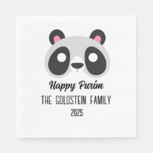 Purim panda björnmaskmaskmaskmaskmaskmaskerad kost
