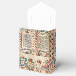 Purim party favors, mishloach manot Esther Scrol Presentaskar