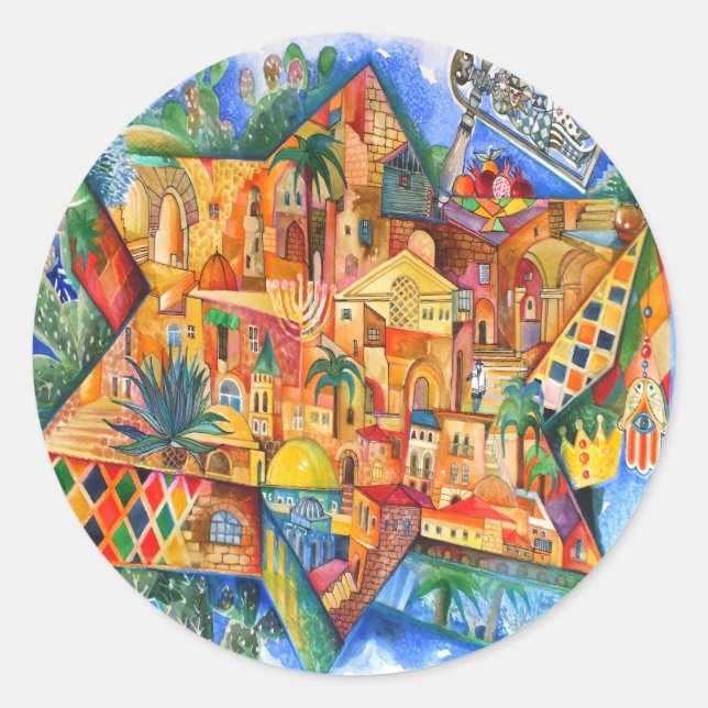 PURIM RUNT KLISTERMÄRKE (Framsida)