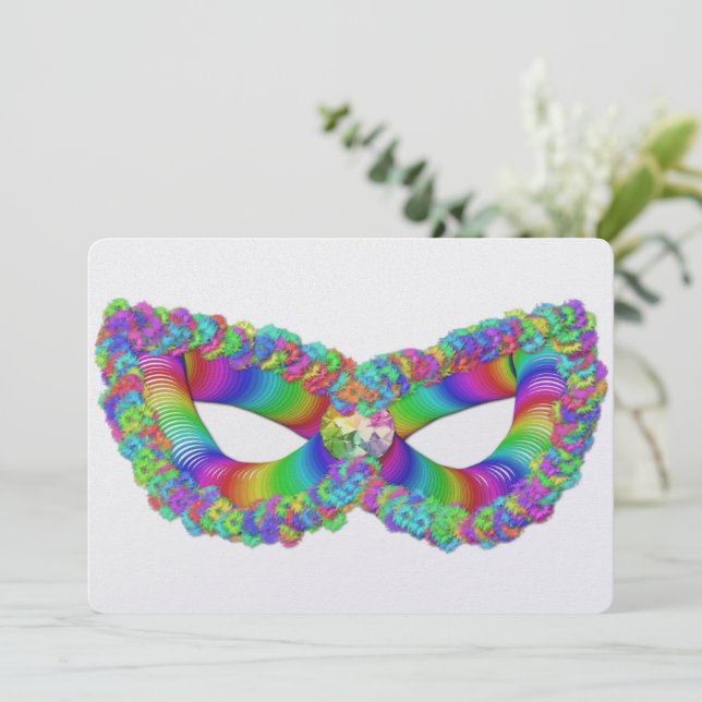 Purim Vashtis blommigt drottning krona platt Julkort (Stående Fram)