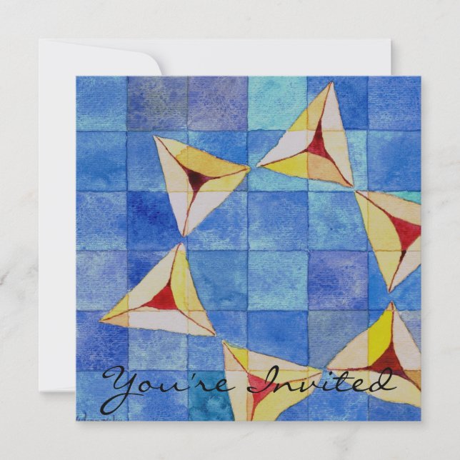 Purimpartiinbjudan Inbjudningar (Framsida)