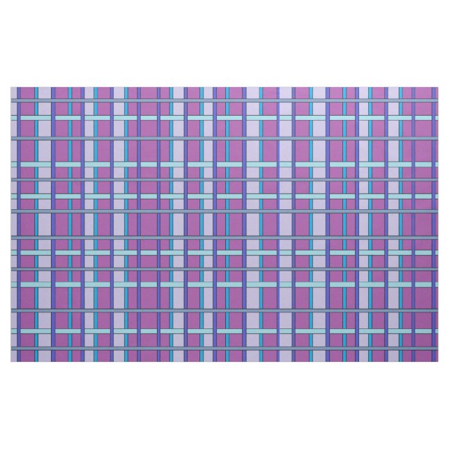 Purjolök och blåvitling i Mönster Tyg (Fat Quarter)
