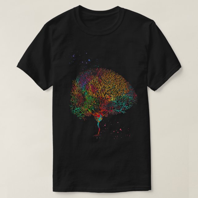 Purkinje Neuron  T Shirt (Design framsida)