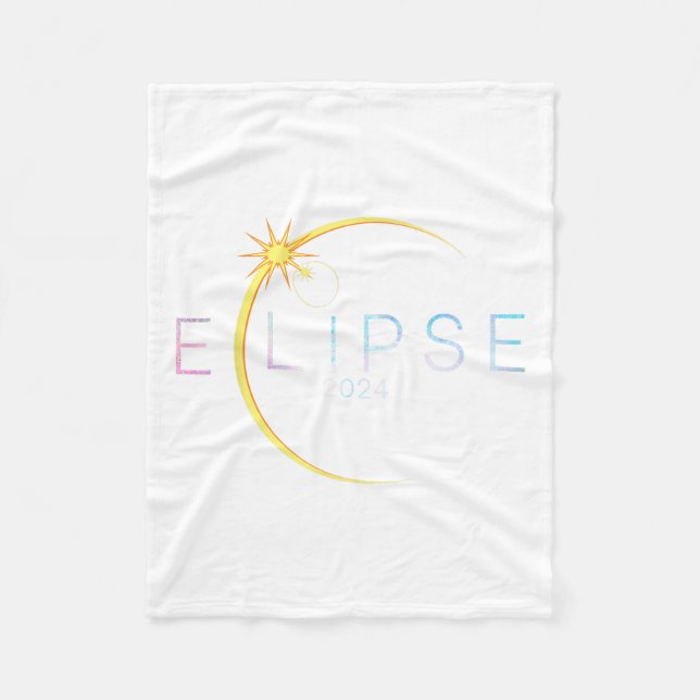 Purkinje Solar Eclipse Fleecefilt (Framsidan)