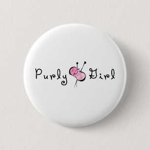 Purly flicka knapp