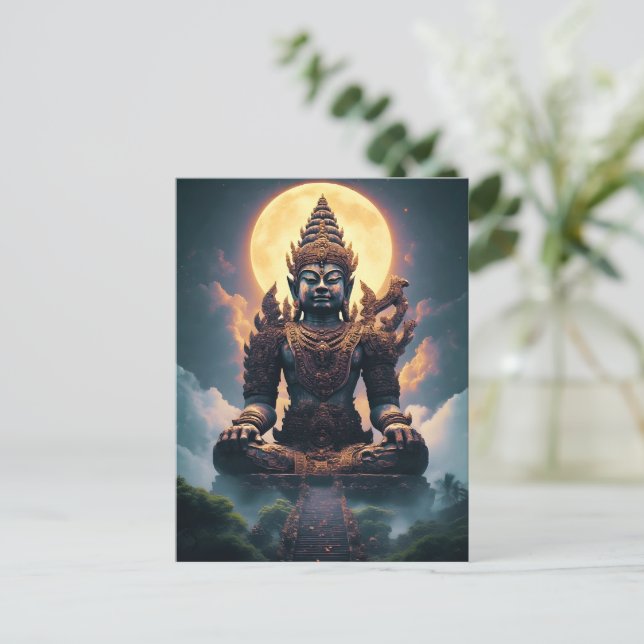 Purnama Agung Hyang Vykort (Stående Fram)