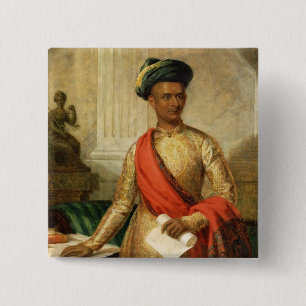 Purniya högsta minister av Mysore, c.1801 (ol Knapp