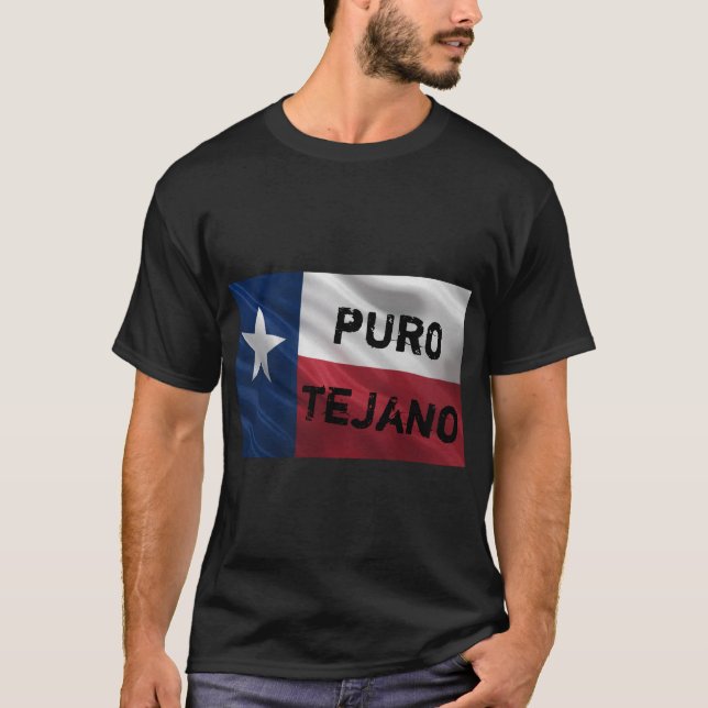 Puro Tejano skjorta T Shirt (Framsida)