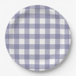 Purple and White Dainty Buffalo check