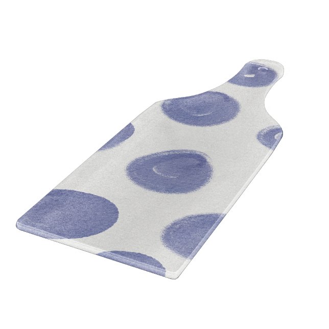Purple And White Dots Circle Pattern (Hörn)