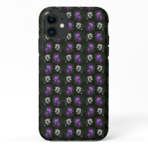 Purple and White Floral