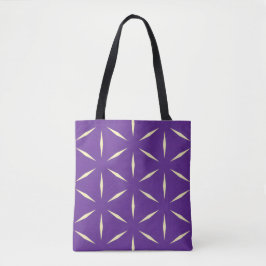 Purple and White Modern Minimal Design Tygkasse