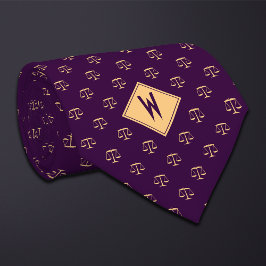 Purple Attorney Scales of Justice Slips