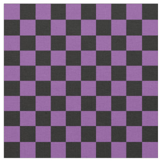 Purple & Black Checkerboard Tyg