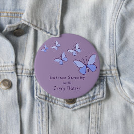 Purple Blue Butterfly Doodle Your Motto Violet Knapp