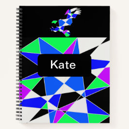 Purple blue White triangle abstract