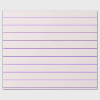 Purple Blush Stripe Wrapping Paper Presentpapper