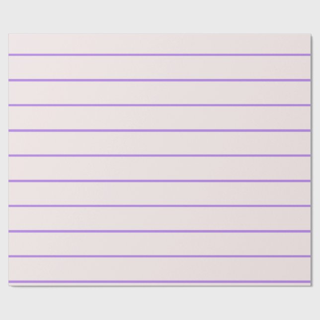 Purple Blush Stripe Wrapping Paper Presentpapper (Platt)