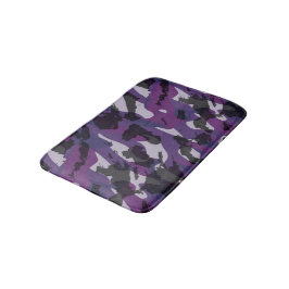 Purple Camo Abstract Badrumsmatta
