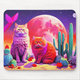 Purple Cat Mouse Pad – Perfect Gift for Cat Lovers Musmatta