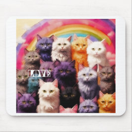 Purple Cat Mouse Pad – Perfect Gift for Cat Lovers Musmatta