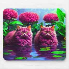 Purple Cat Mouse Pad – Perfect Gift for Cat Lovers Musmatta