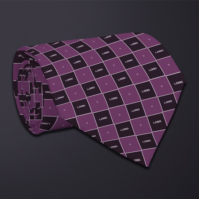 Purple Checkerboard Logo Pattern Slips (Skapare uppladdad)