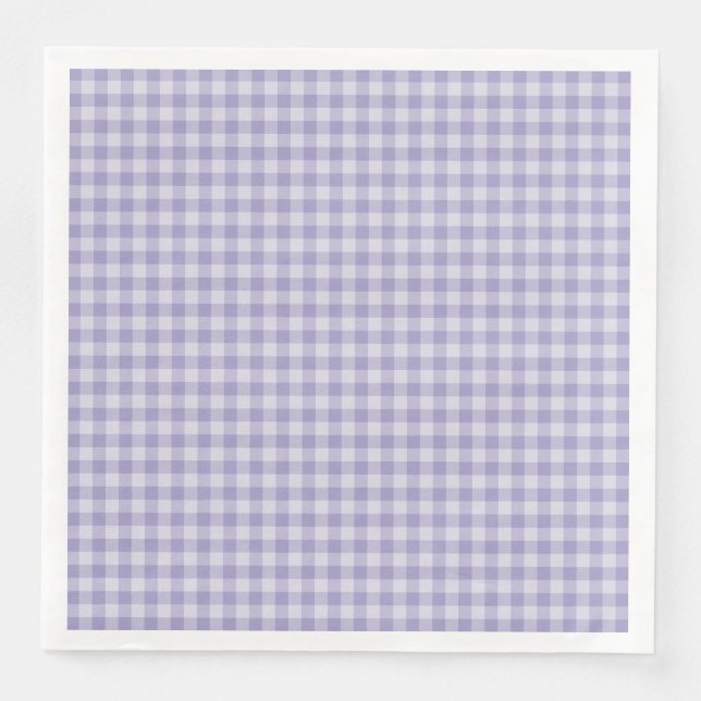 Purple Checkerboard Pattern Pappersservett (Framsida)
