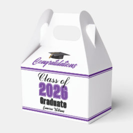 Purple Class of 2026 Custom Graduation Party Presentaskar