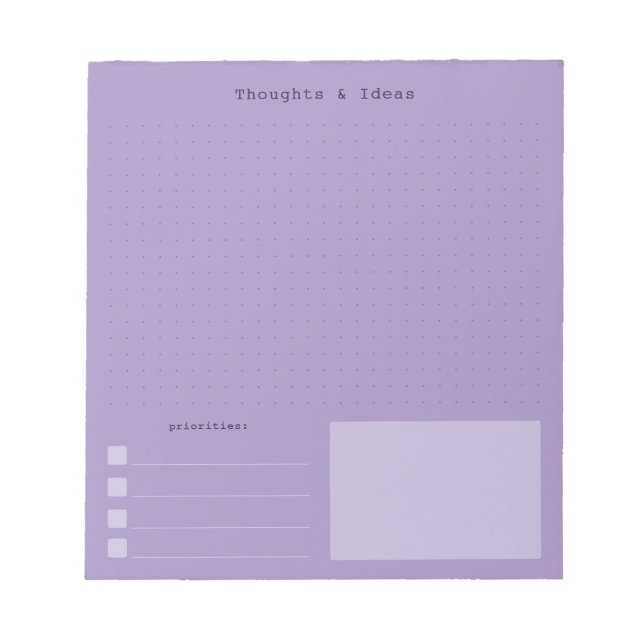 Purple colorful retro aesthetic Thoughts & Ideas Anteckningsblock (Framsida)