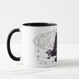 Purple Cosmic Obelisk Occult Dark Art Mug Mugg