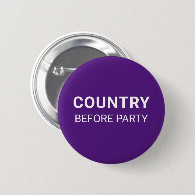 Purple Country Before Party Political  Knapp (Framsida & baksida)