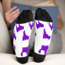 Purple Cow Socks