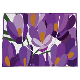 Purple Crocus Floral