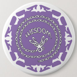 Purple Crown Chakra "Wisdom" Dragonfly White BG Knapp