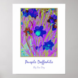 'Purple Daffodils' Affisch