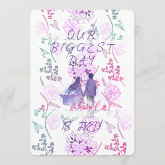 Purple date inbjudningar