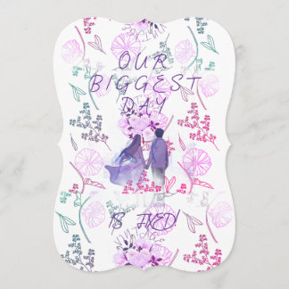 Purple date inbjudningar