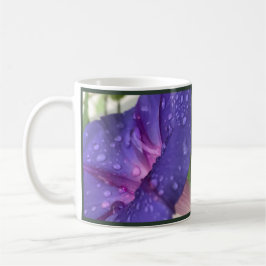 Purple Dewdrop Morning Glory Kaffemugg