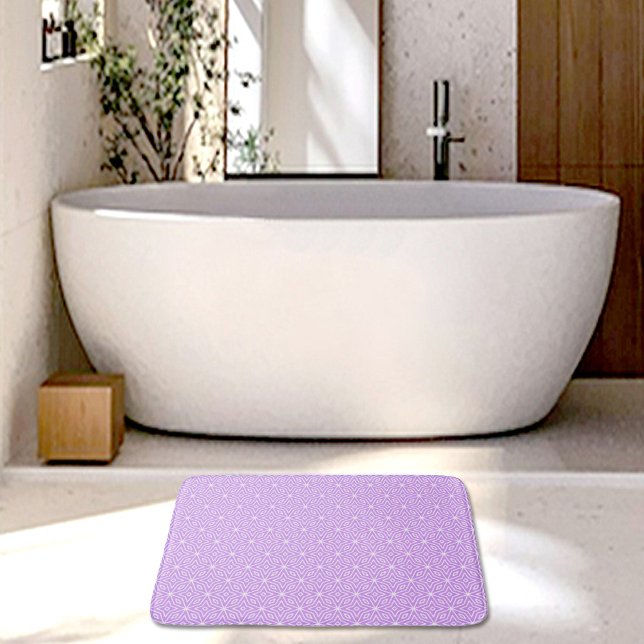 Purple Diamonds Pattern Bath Mat Badrumsmatta (Skapare uppladdad)